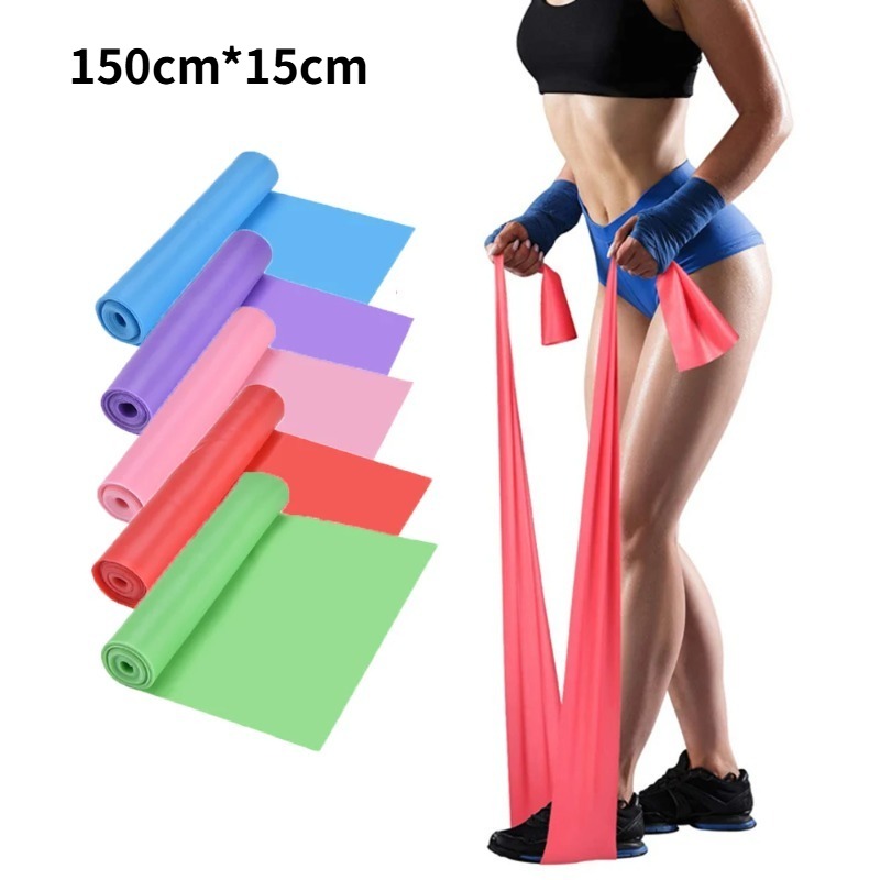 Home Gym Resistance - Natural Latex Resistance Bands, Elastic Workout