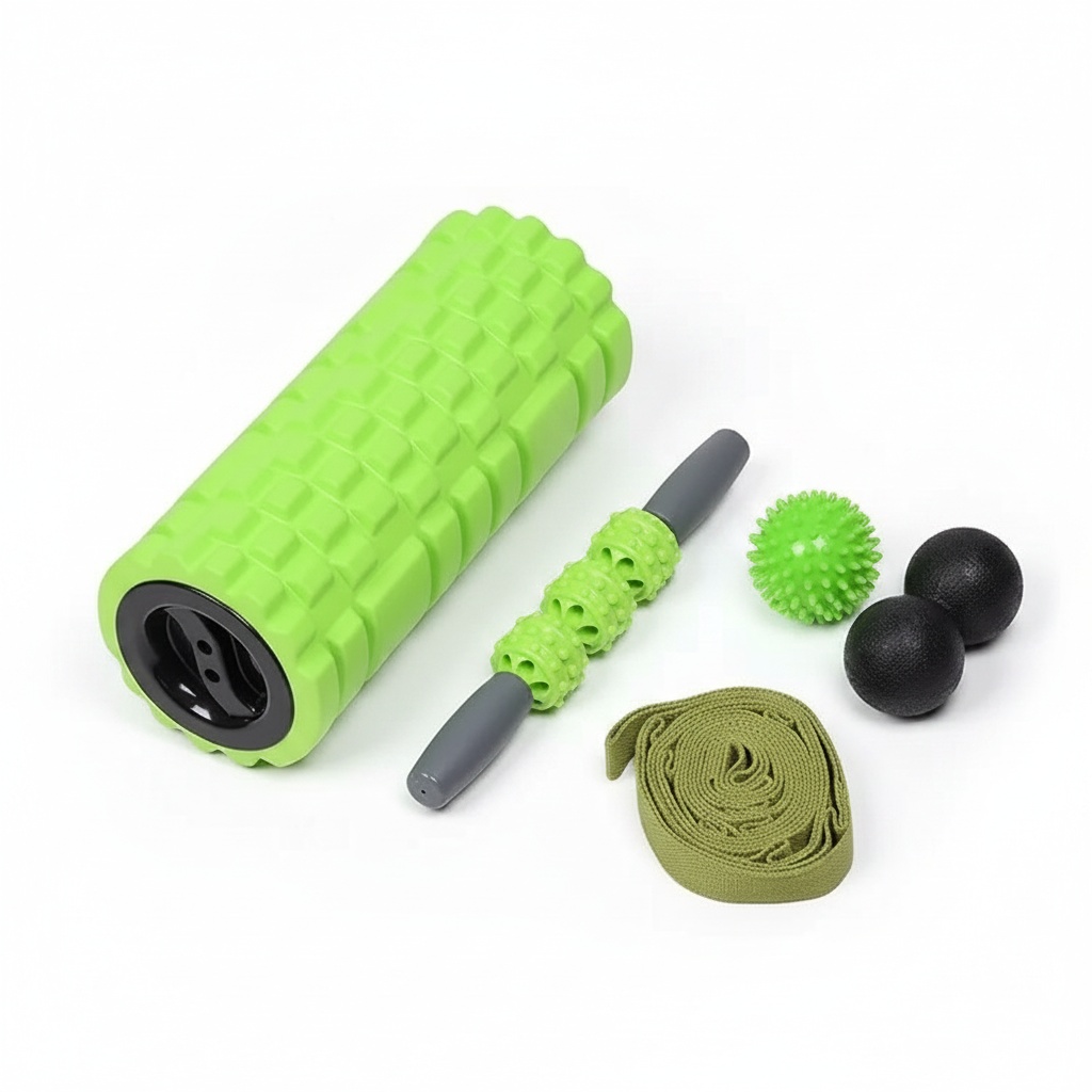 Home Gym Equipment Set - 5-in-1 Foam Roller Set, EVA Muscle
