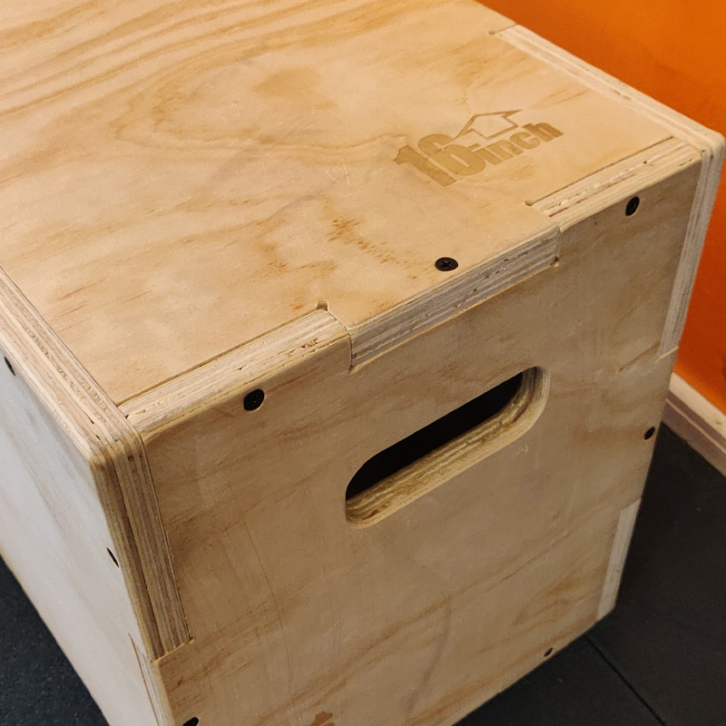 Home Gym Jump Box - 3 In 1 Wooden Fitness Plyometric