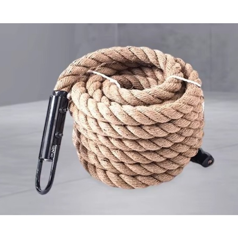Home Gym Workout - 9m Battle Rope with Stable Mounting