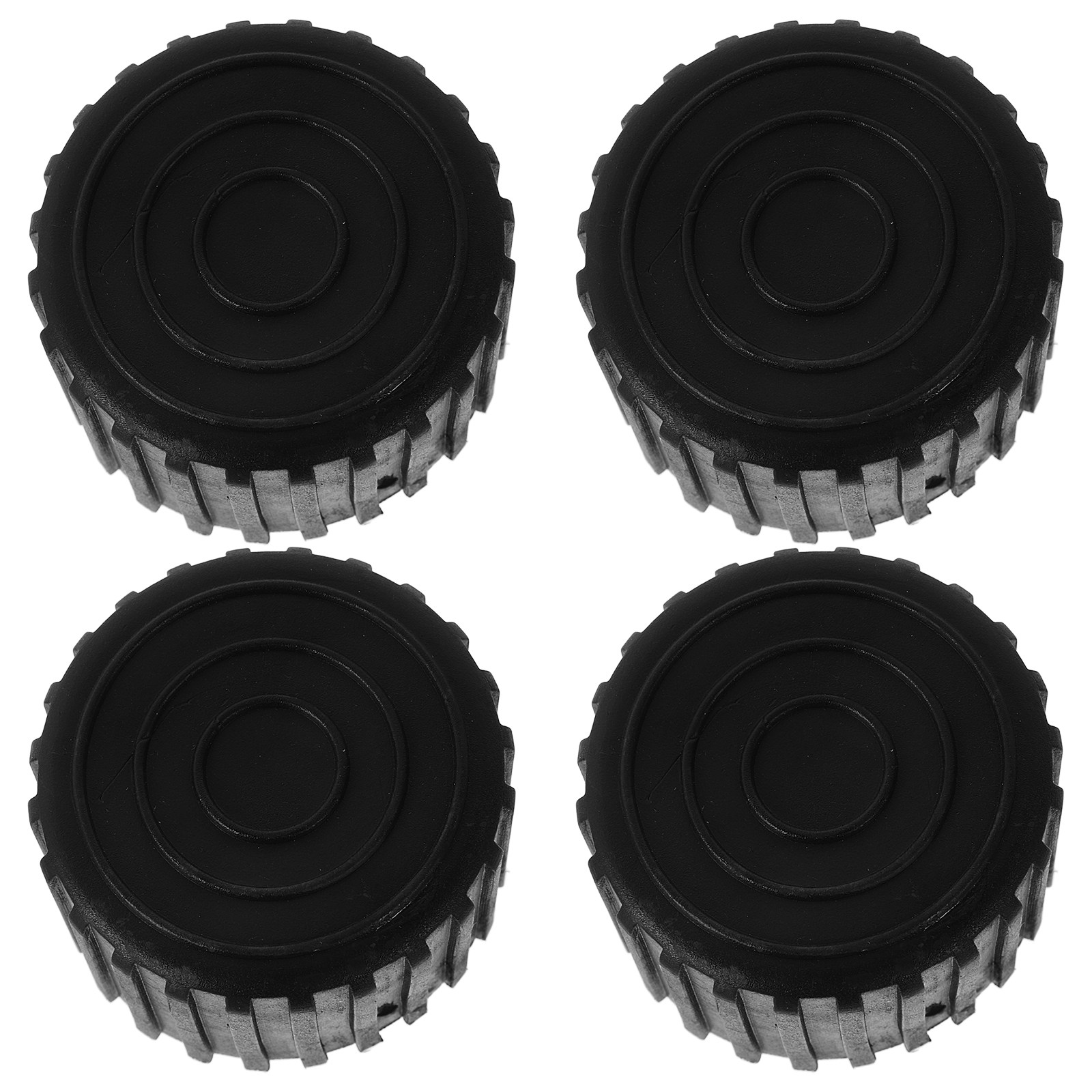Home Gym Rubber Flooring - 4Pcs Fitness Equipment Feet Pads Thick