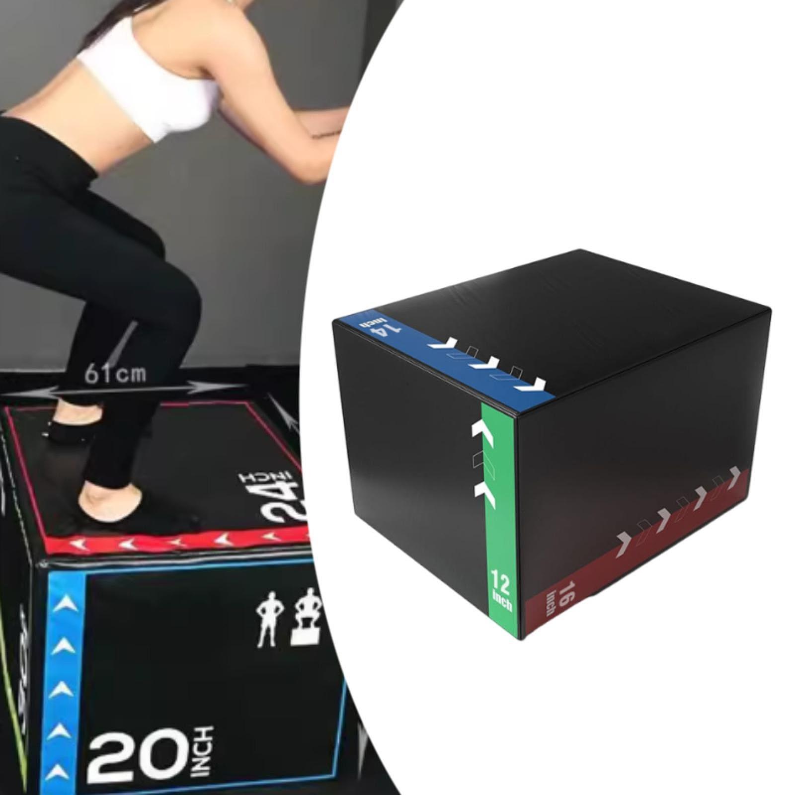 Home Gym Jump Box - Plyometric Jump Box Heavy Duty Versatile