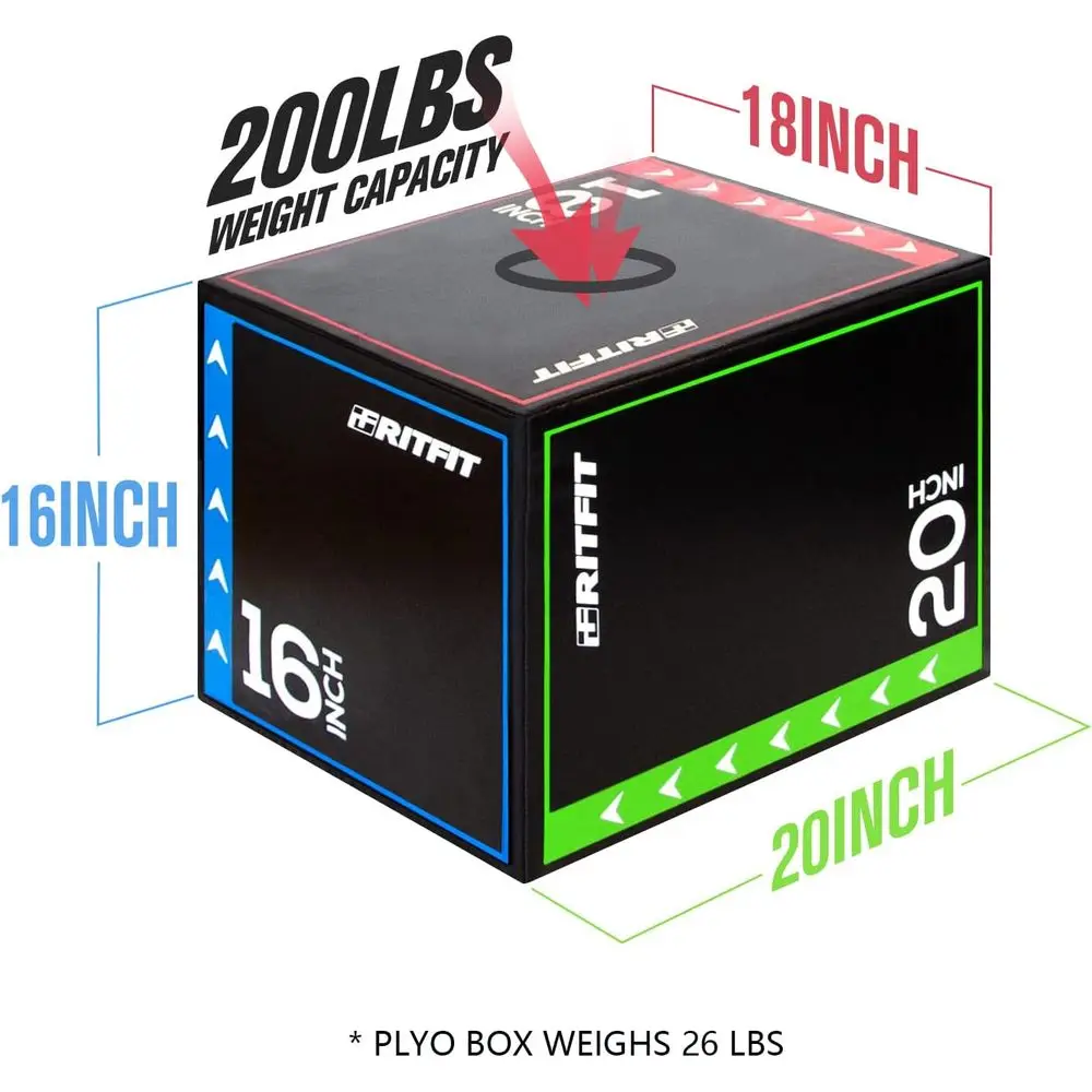 3-in-1 Plyometric Box Set - 30 - Home Gym Jump Box review and price
