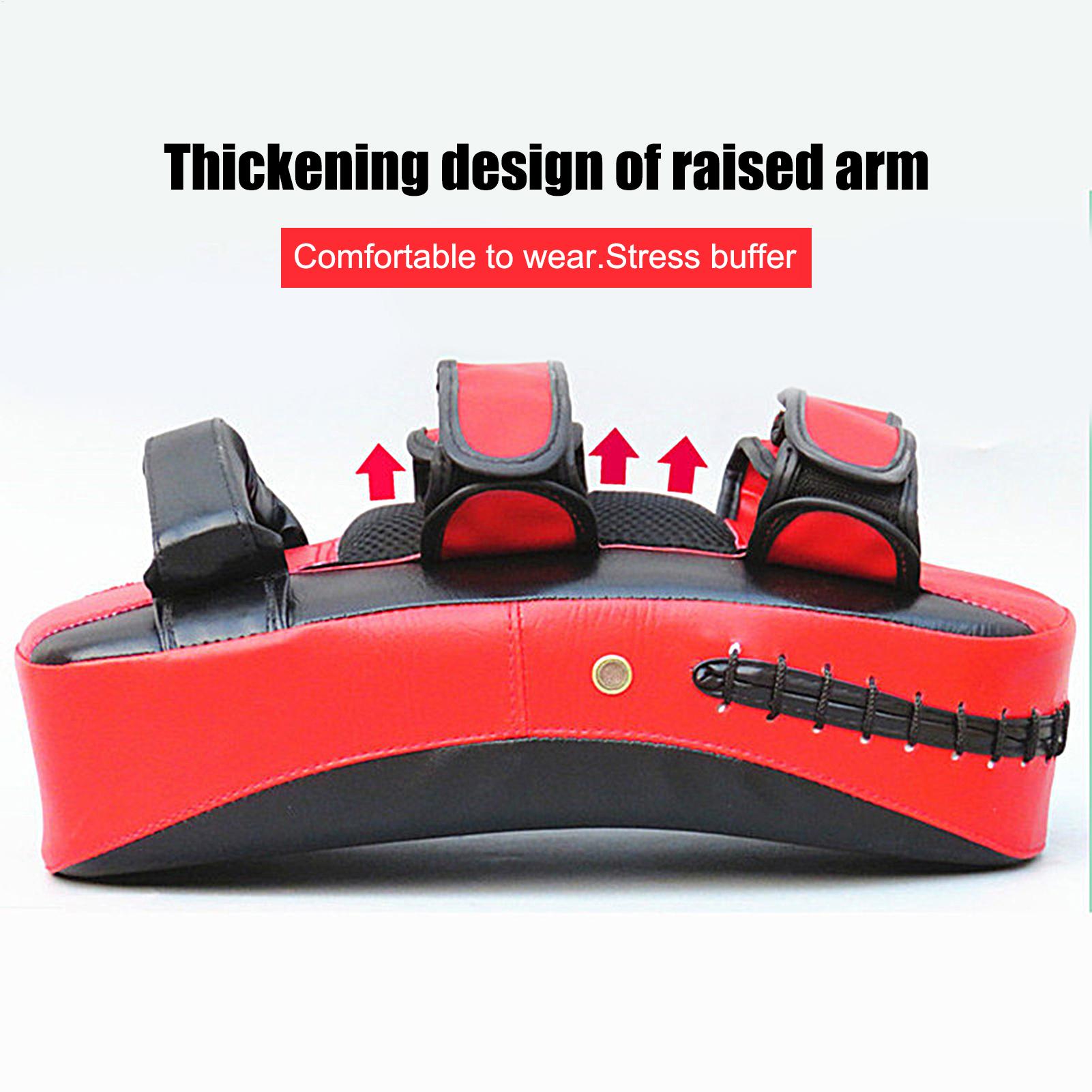 PU Leather Boxing Pads Curved  - Home Gym Kids review and price