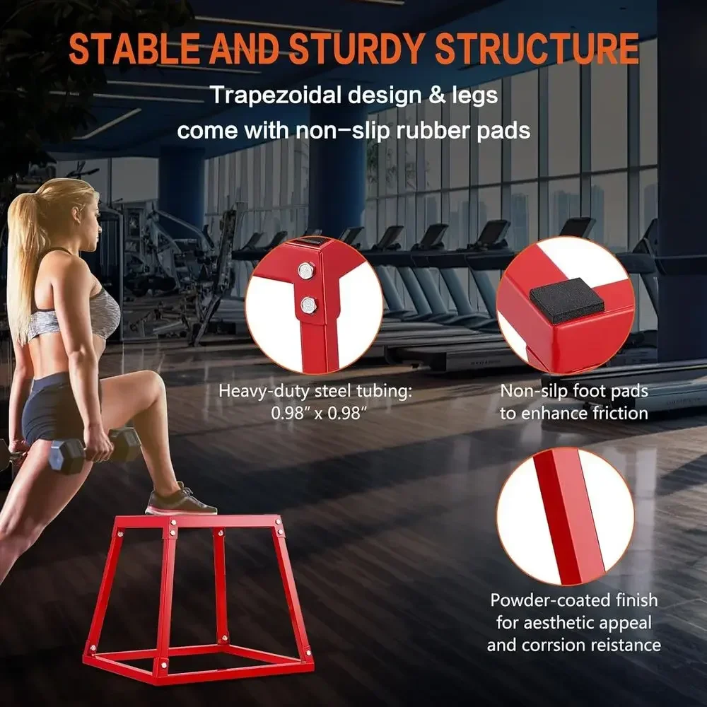 Set of 3 Plyometric Jump Boxes - Home Gym Jump Box review and price
