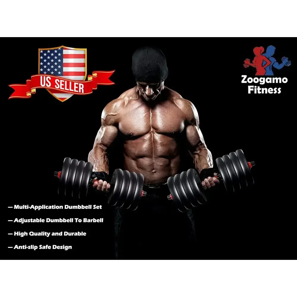 88-110 Lbs Adjustable Dumbbell - Home Gym Equipment Set review and price