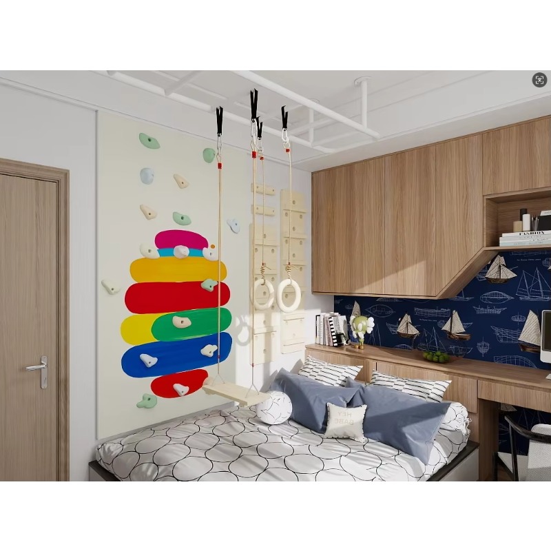 Kids Indoor Plywood Climbing W - Home Gym Kids review and price
