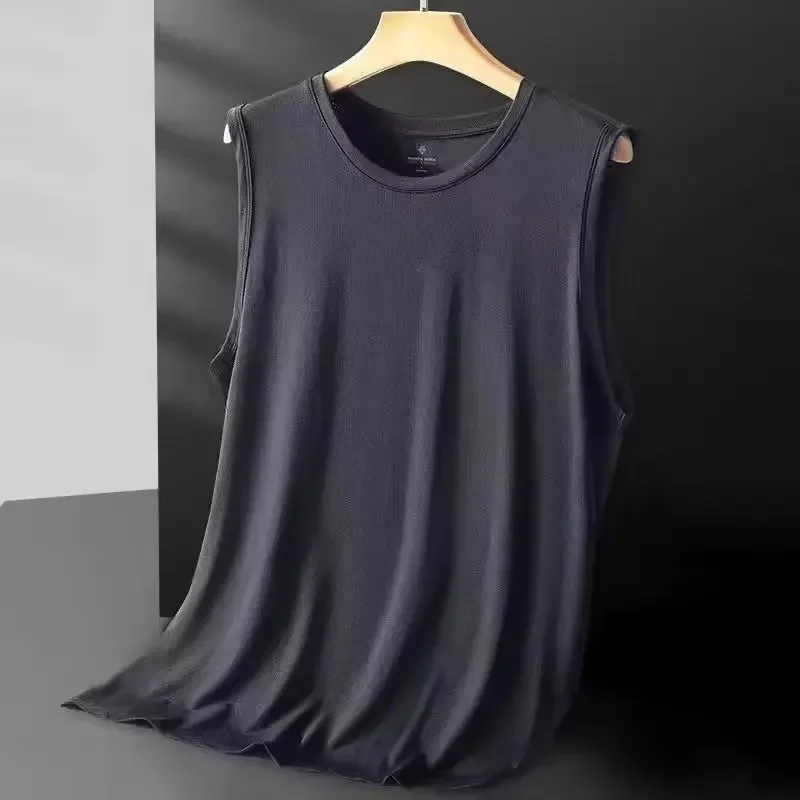 Men Ice Silk Mesh Sleeveless T - Home Gym China review and price