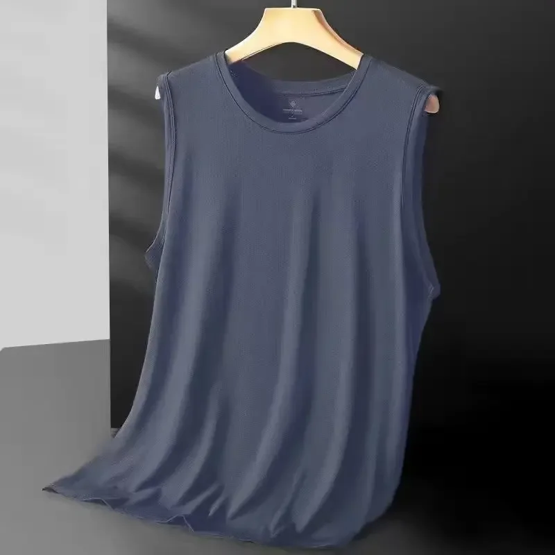 Men Ice Silk Mesh Sleeveless T - Home Gym China review and price