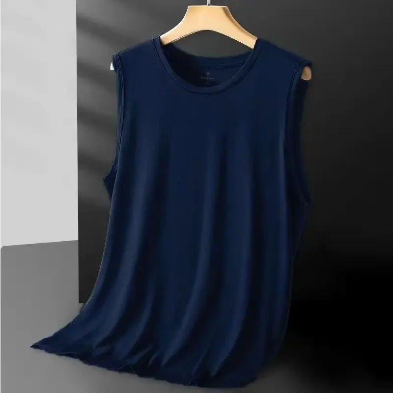 Men Ice Silk Mesh Sleeveless T - Home Gym China review and price