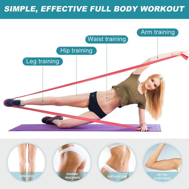 Natural Latex Resistance Bands - Home Gym Resistance review and price