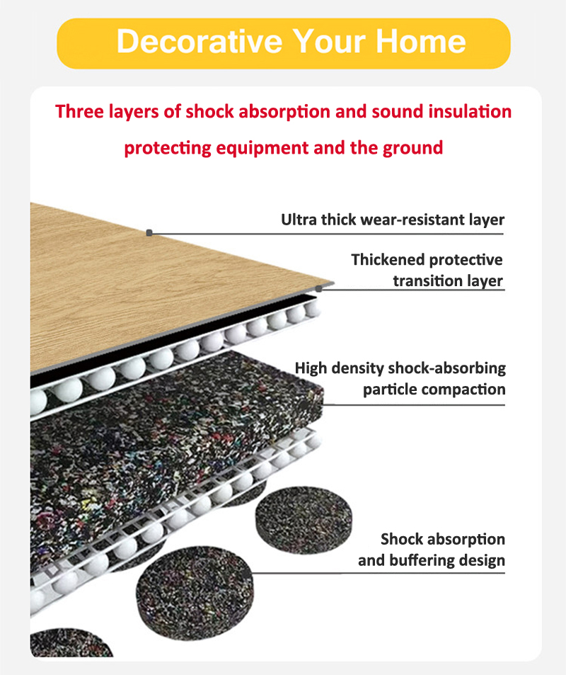 Home Gym Wooden Grain Rubber F - Home Gym Rubber Flooring review and price
