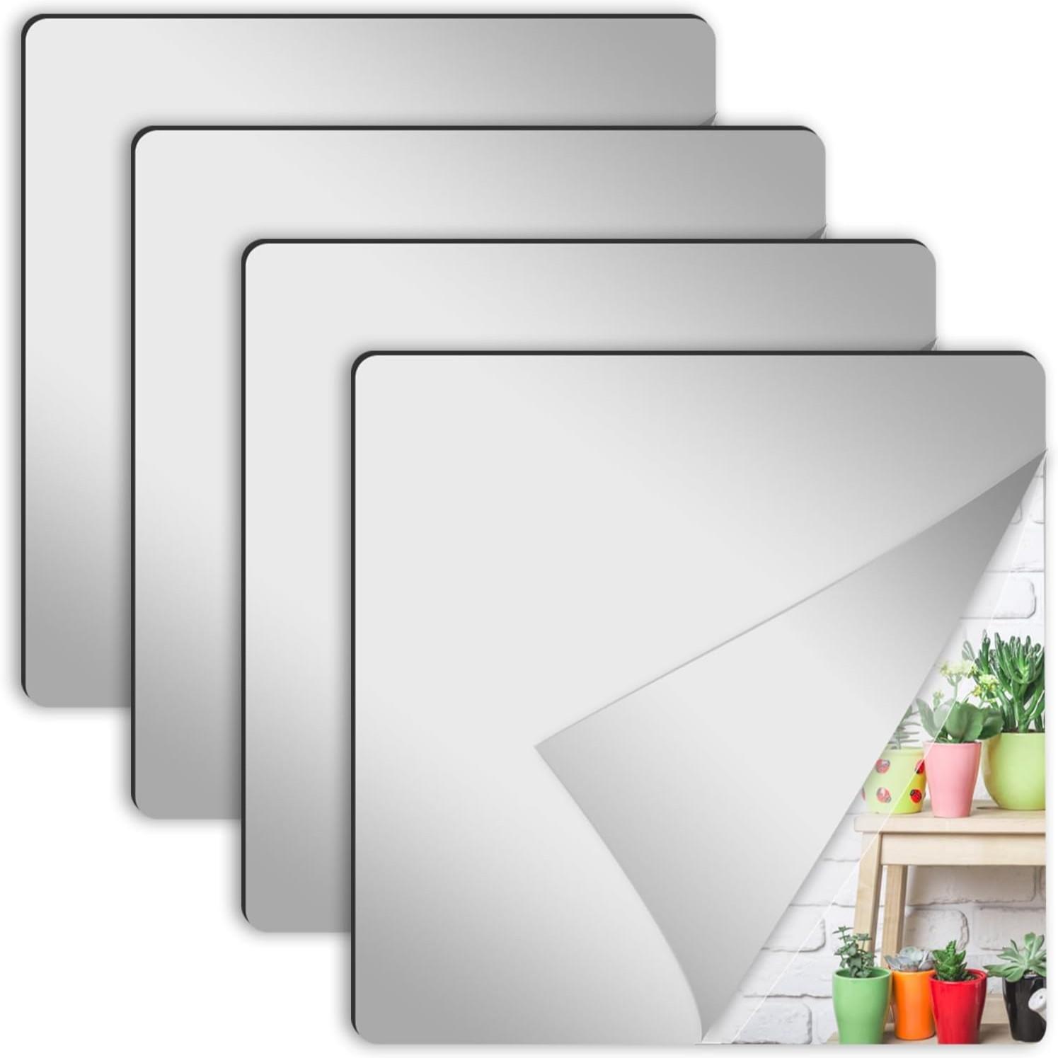 4Pcs Acrylic Mirror Wall Stick - Home Gym Kids review and price