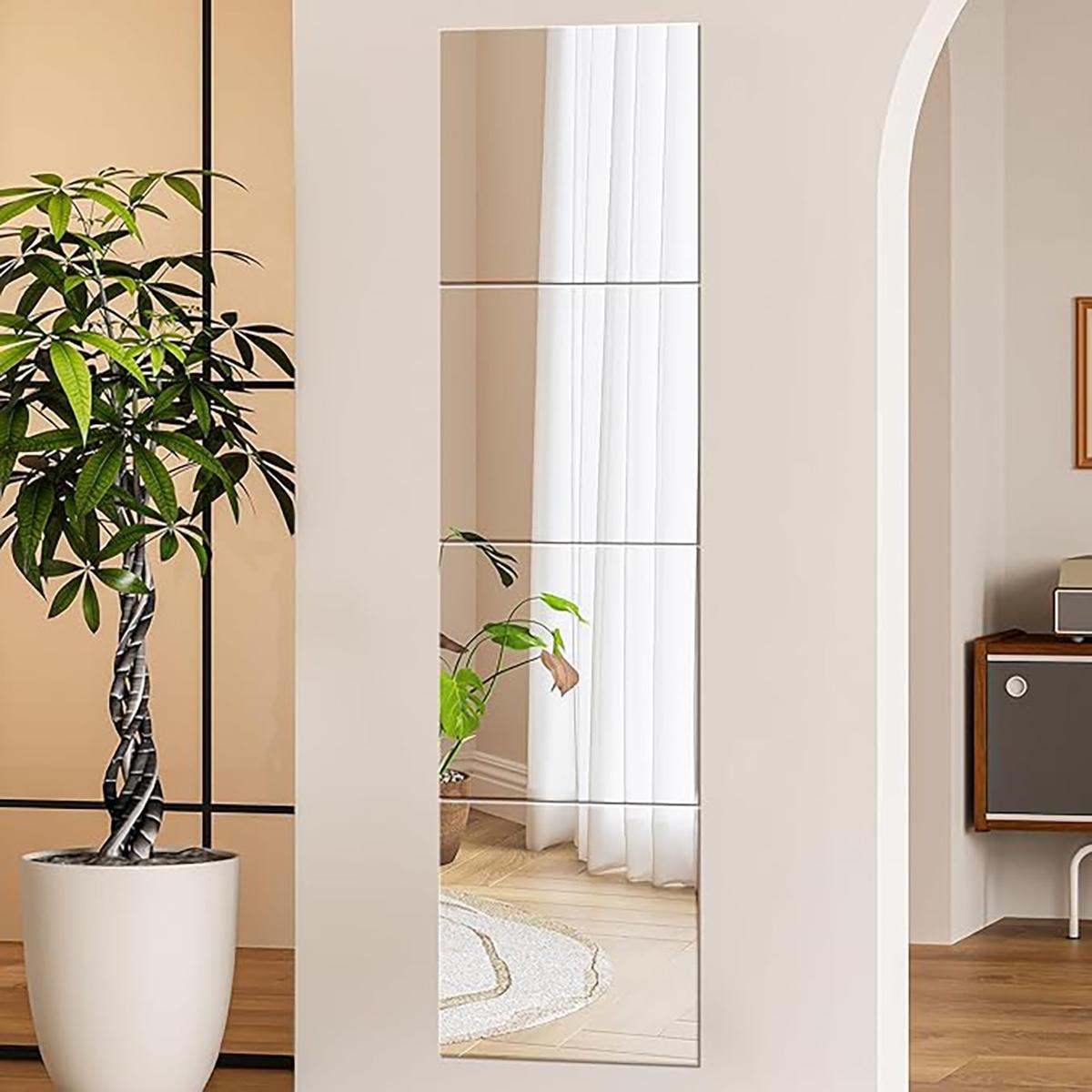 4Pcs Acrylic Mirror Wall Stick - Home Gym Kids review and price