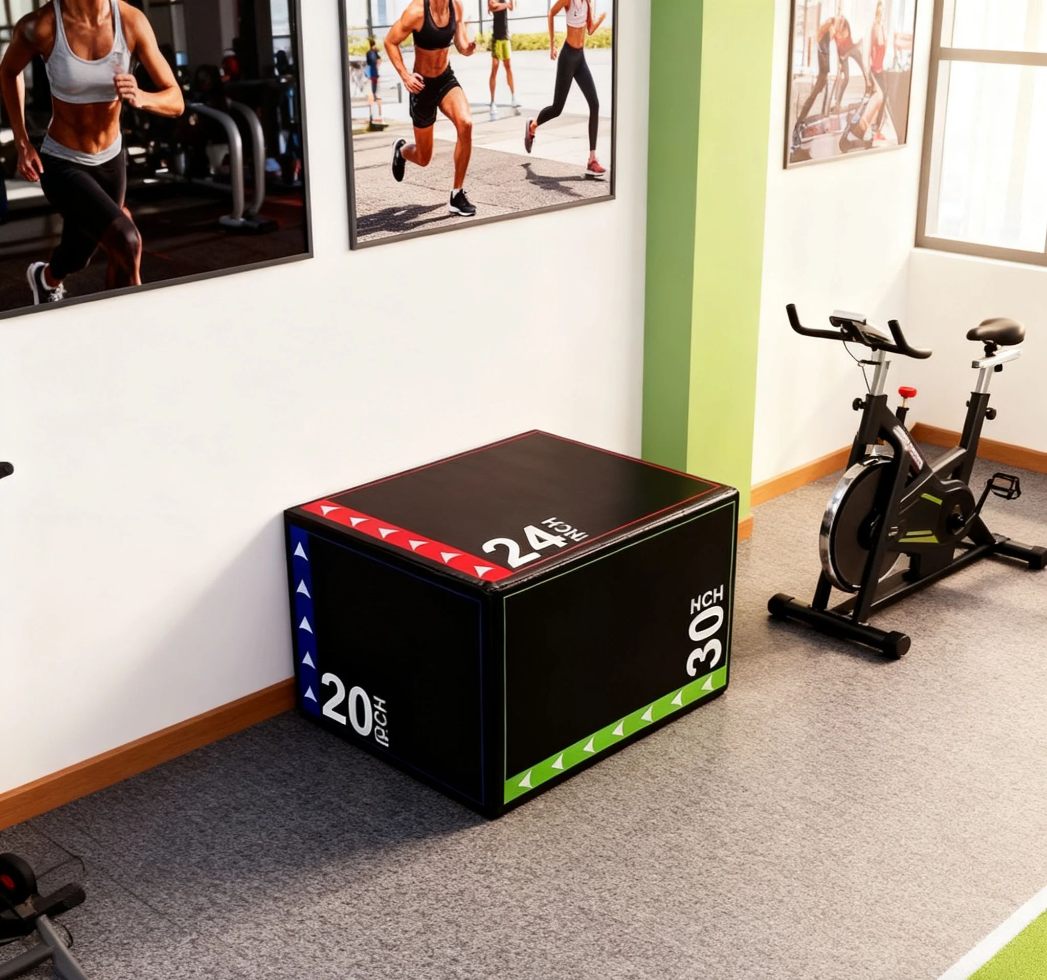 3-in-1Jump Box Plyometric Box  - Home Gym Jump Box review and price