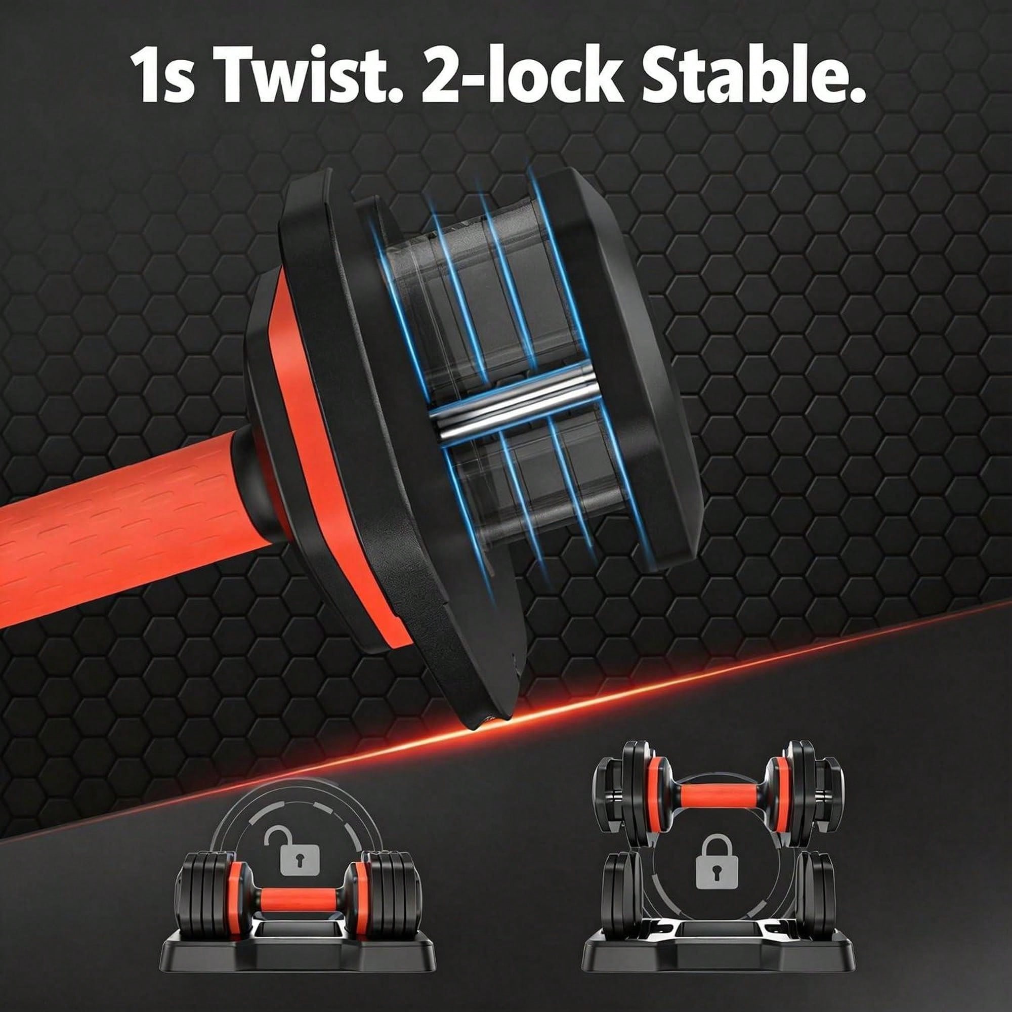 Adjustable Dumbbells Set Of 2  - Home Gym Equipment Set review and price