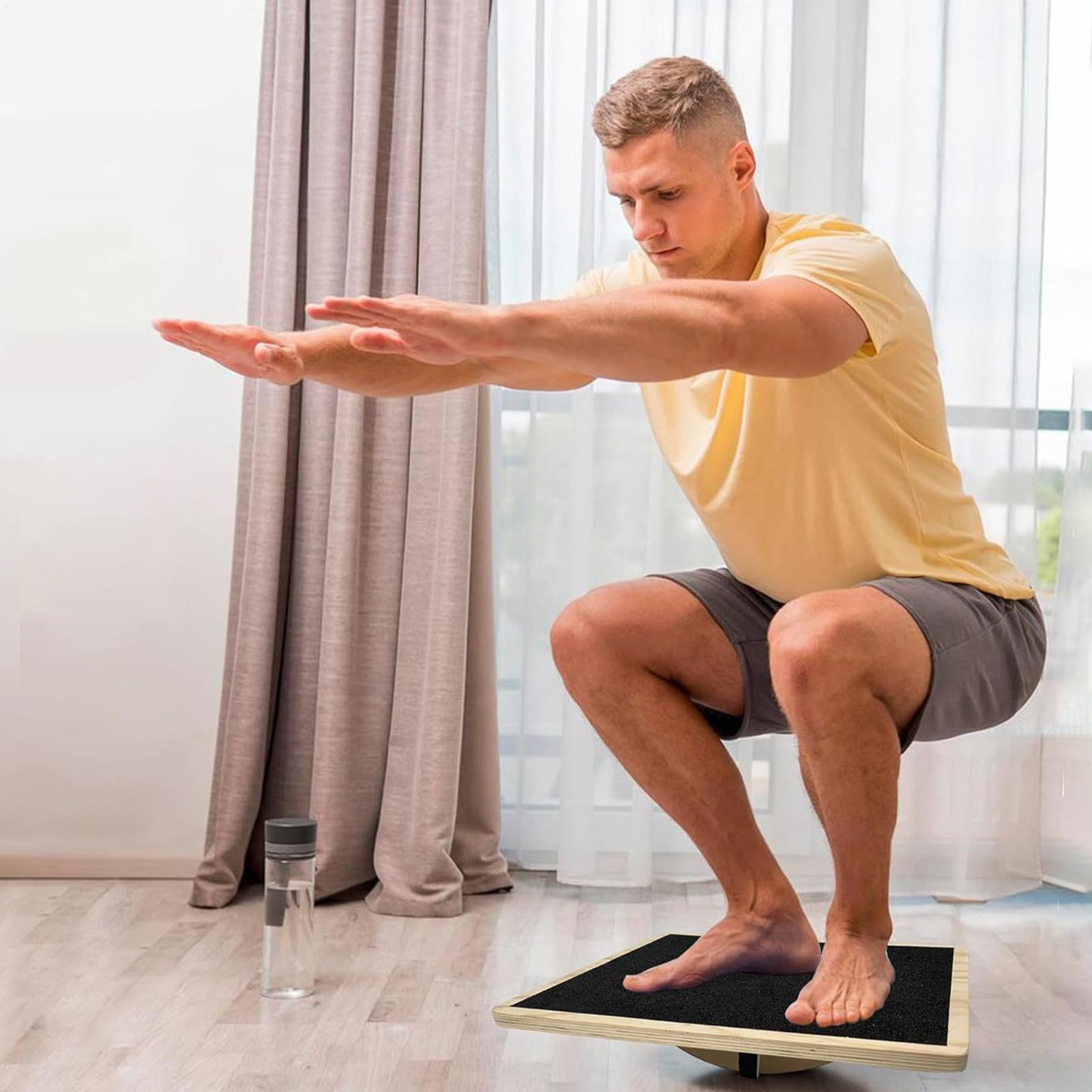 Wood Wobble Board Wood Non-Sli - Wobble Board Balance review and price