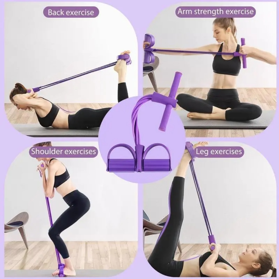 21 Fitness Resistance Bands-6  - Home Gym Youtube review and price