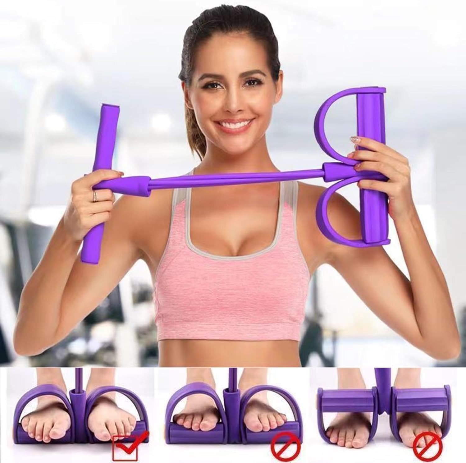 21 Fitness Resistance Bands-6  - Home Gym Youtube review and price