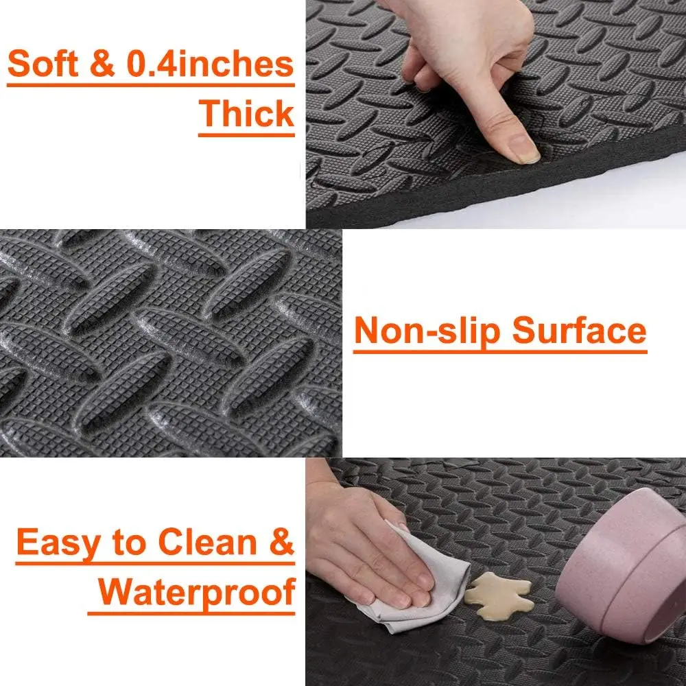 Puzzle Fitness Mat EVA Interlo - Home Gym Kids review and price