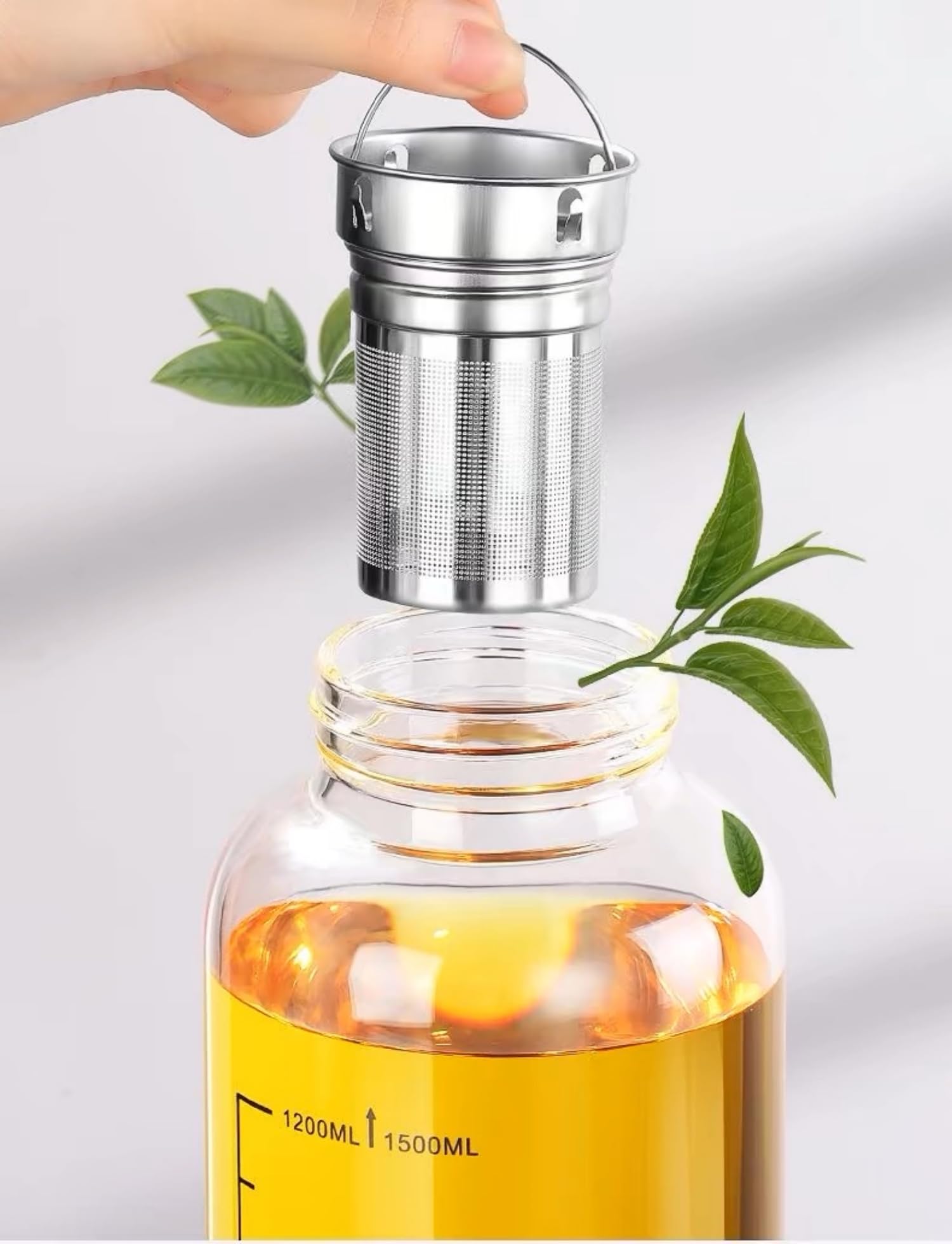 Glass Tea Tumbler with Infuser - Kettler Home Gym review and price