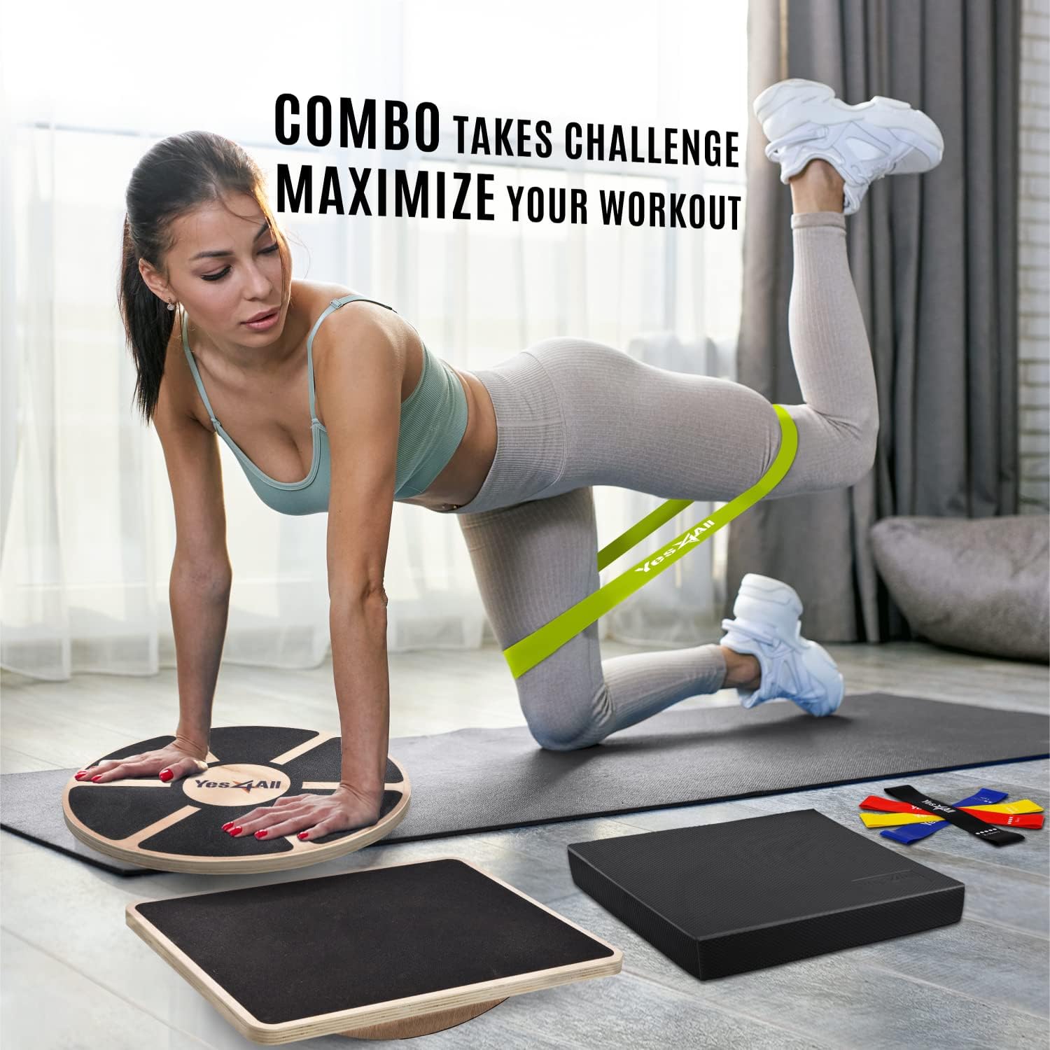 Versatile Wooden Wobble Balanc - Wobble Board Balance review and price
