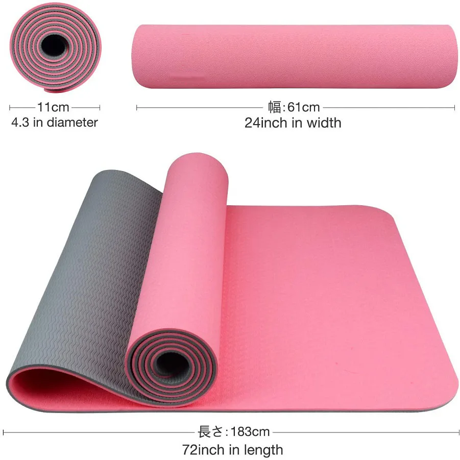 RUISIDA TPE Yoga Mat 180x57x0. - Home Gym Yoga Studio review and price