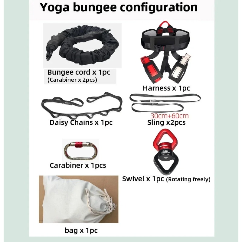 Heavy Bungee Fitness Kit Resis - Home Gym Yoga Studio review and price