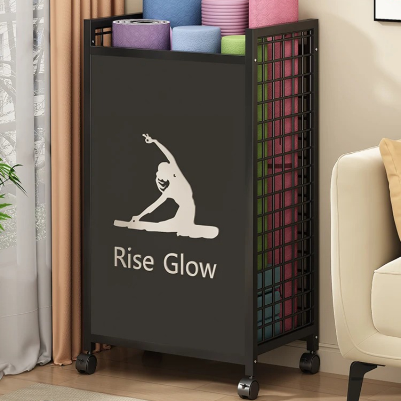 Mobile Fitness Cart with Wheel - Home Gym Yoga Studio review and price
