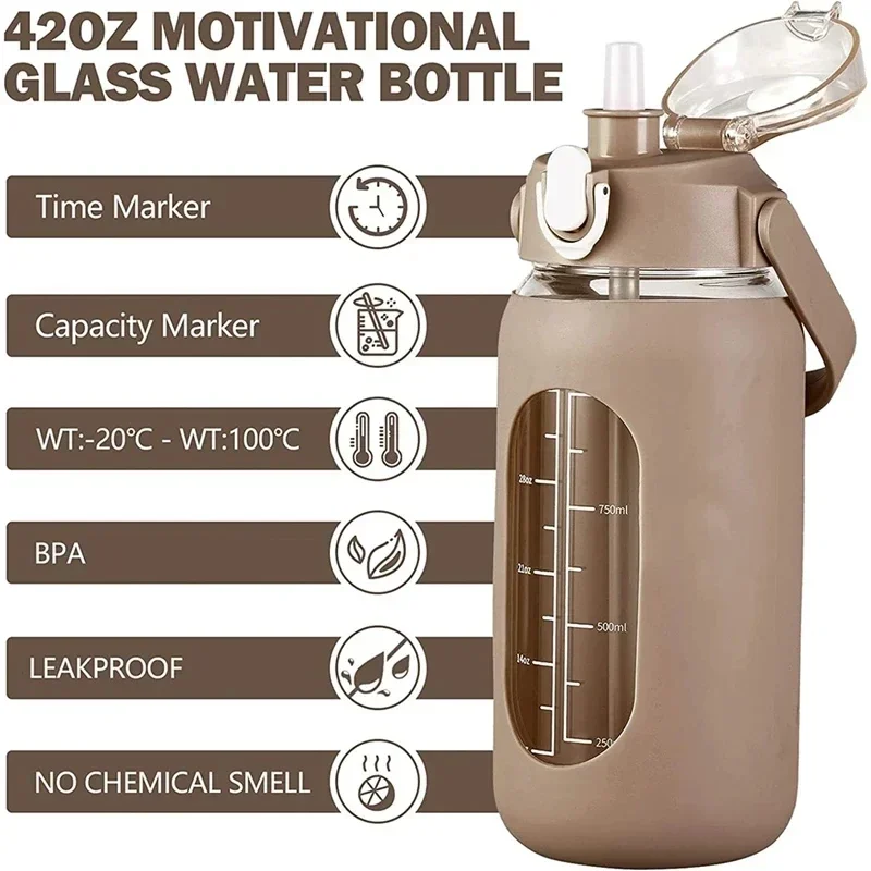 1000ML Glass Water Bottles Wit - Kettler Home Gym review and price
