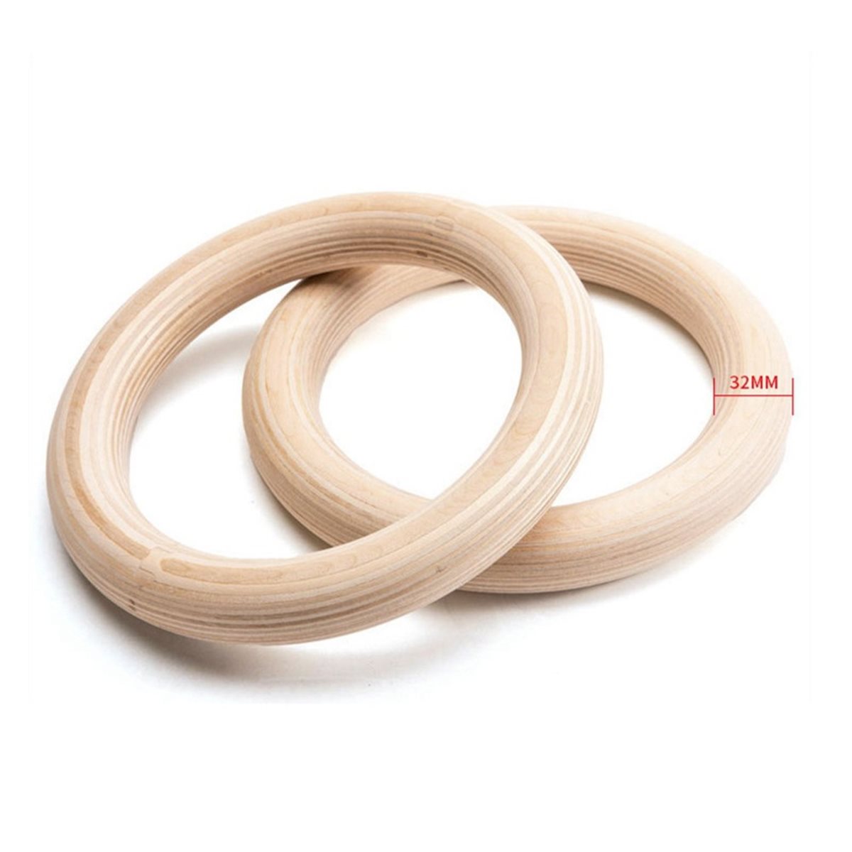 Summer sale  2Pcs Wooden Porta - Gymnastic Rings Wooden review and price