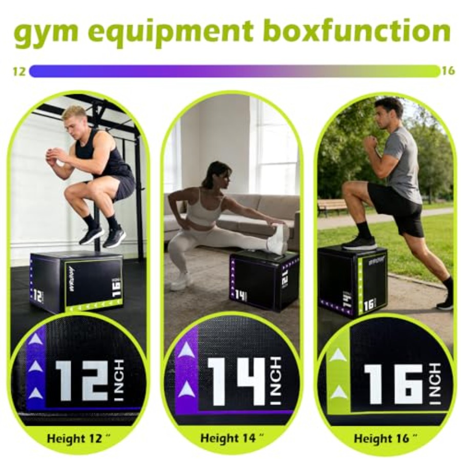 Home gym exercise box: foam bl - Home Gym Jump Box review and price