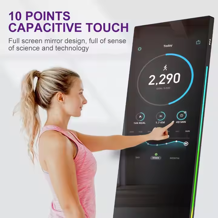Personal Trainer Mirror Floor  - Home Gym Rubber Flooring review and price