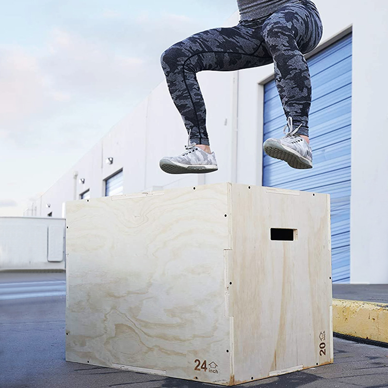 3 In 1 Wooden Fitness Plyometr - Home Gym Jump Box review and price