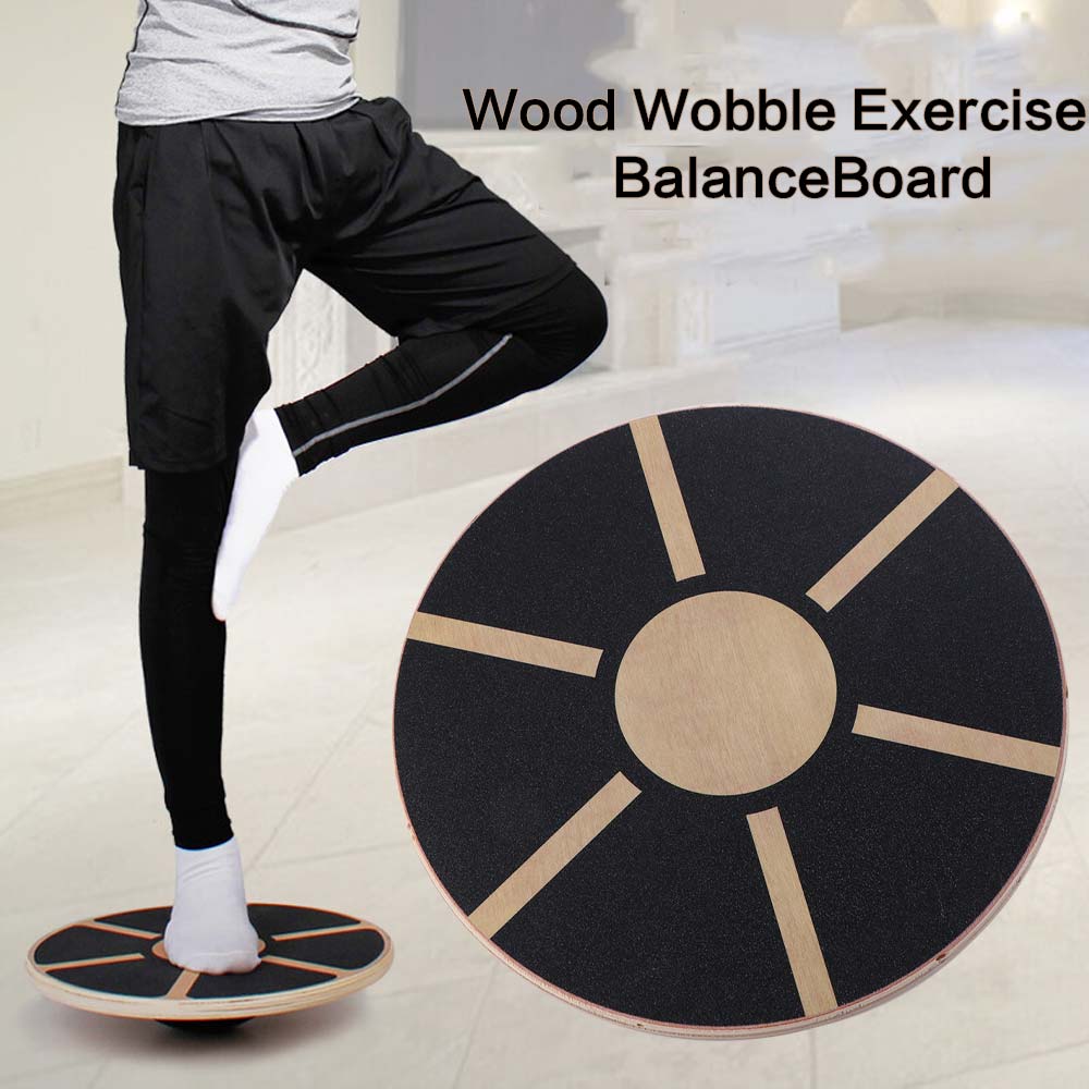 Wooden Round Balance Training  - Wobble Board Balance review and price