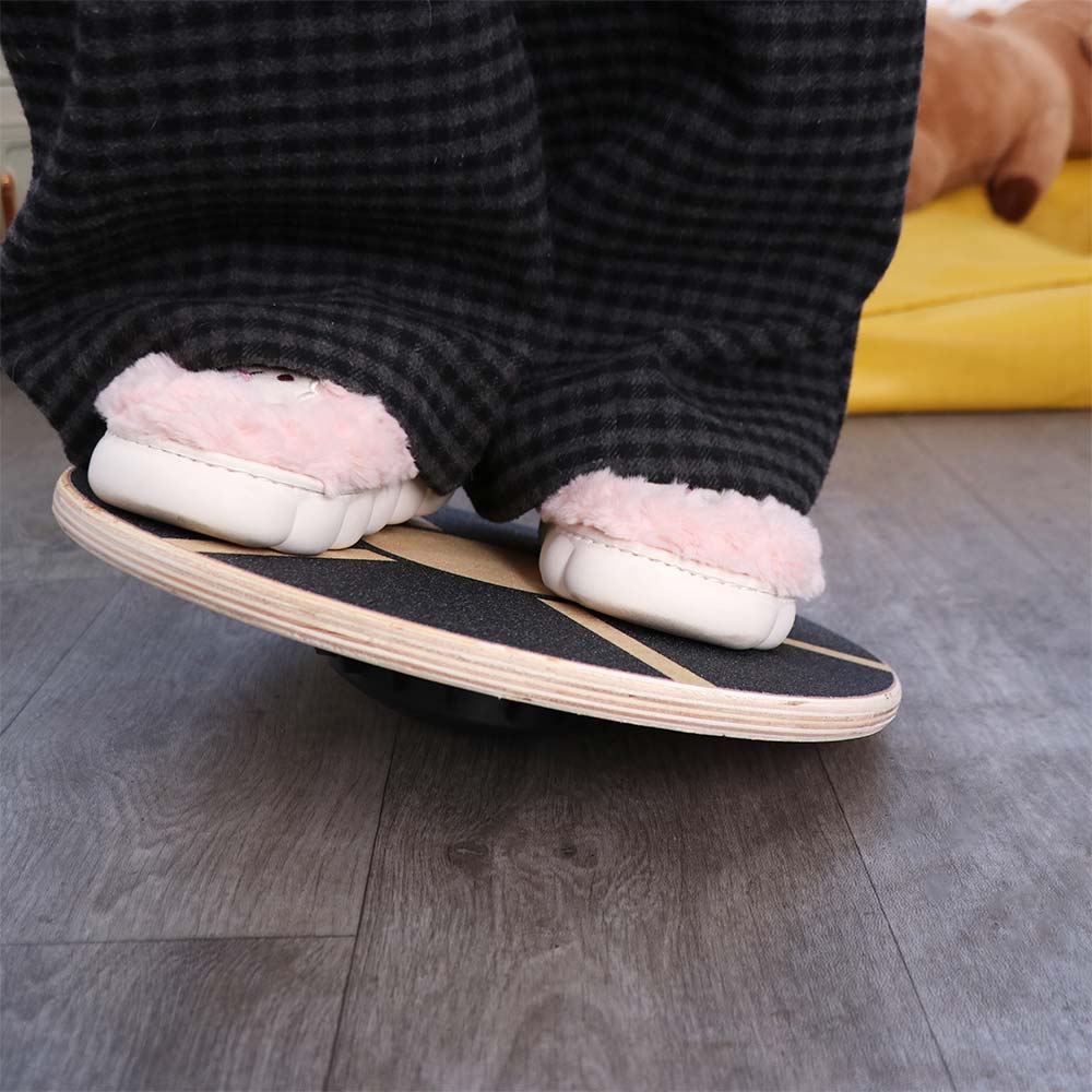 Wooden Round Balance Training  - Wobble Board Balance review and price