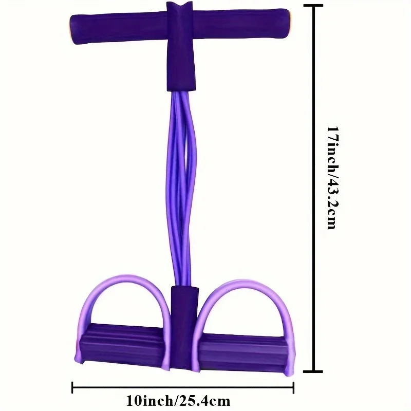 1 Pc 6-Tube Purple Yoga Resist - Home Gym Youtube review and price