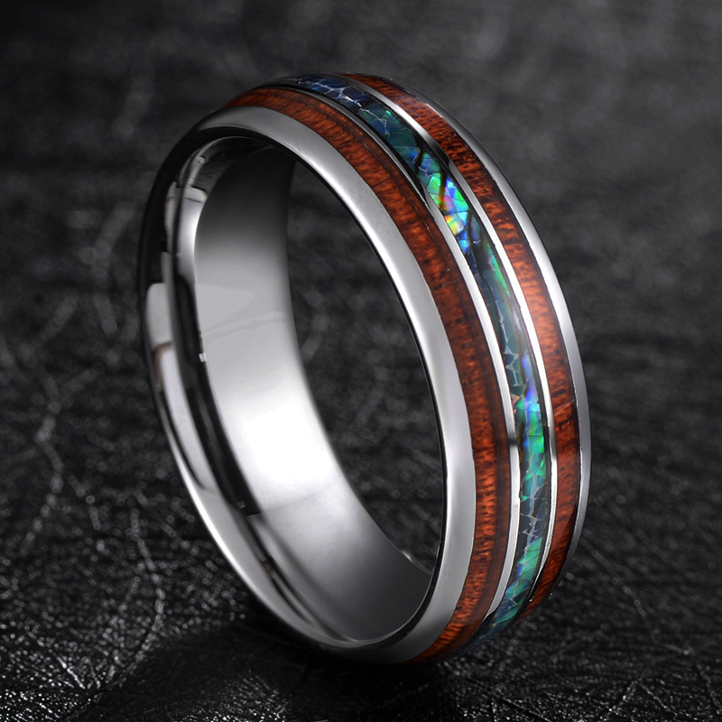 TIGRADE 8mm Tungsten Carbide R - Gymnastic Rings Wooden review and price