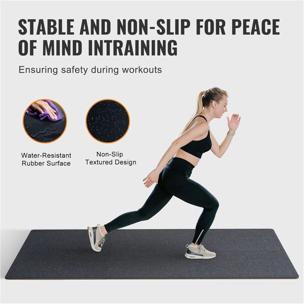Interlocking Foam Rubber Worko - Home Gym Rubber Flooring review and price
