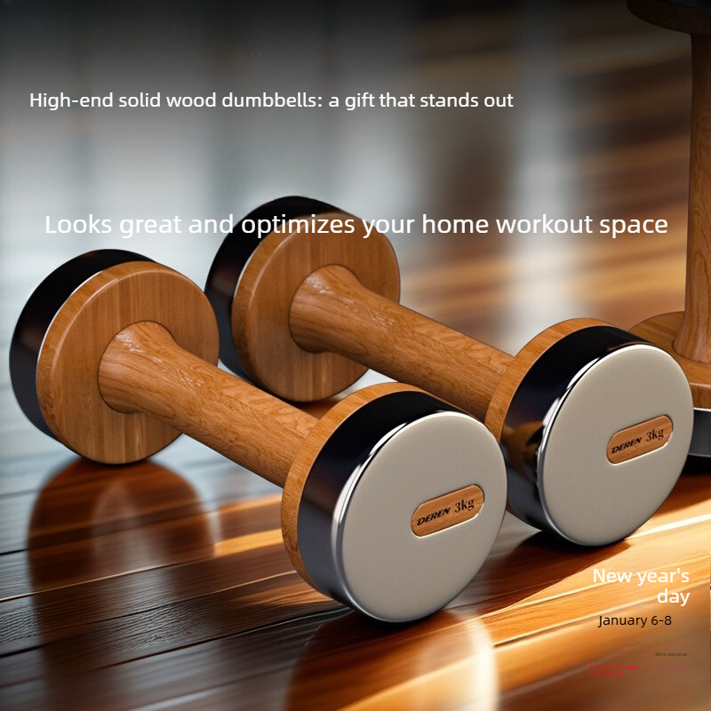 Wood & Steel Adjustable Dumbbe - Home Gym Equipment Set review and price