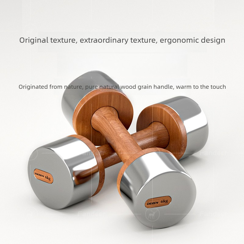 Wood & Steel Adjustable Dumbbe - Home Gym Equipment Set review and price