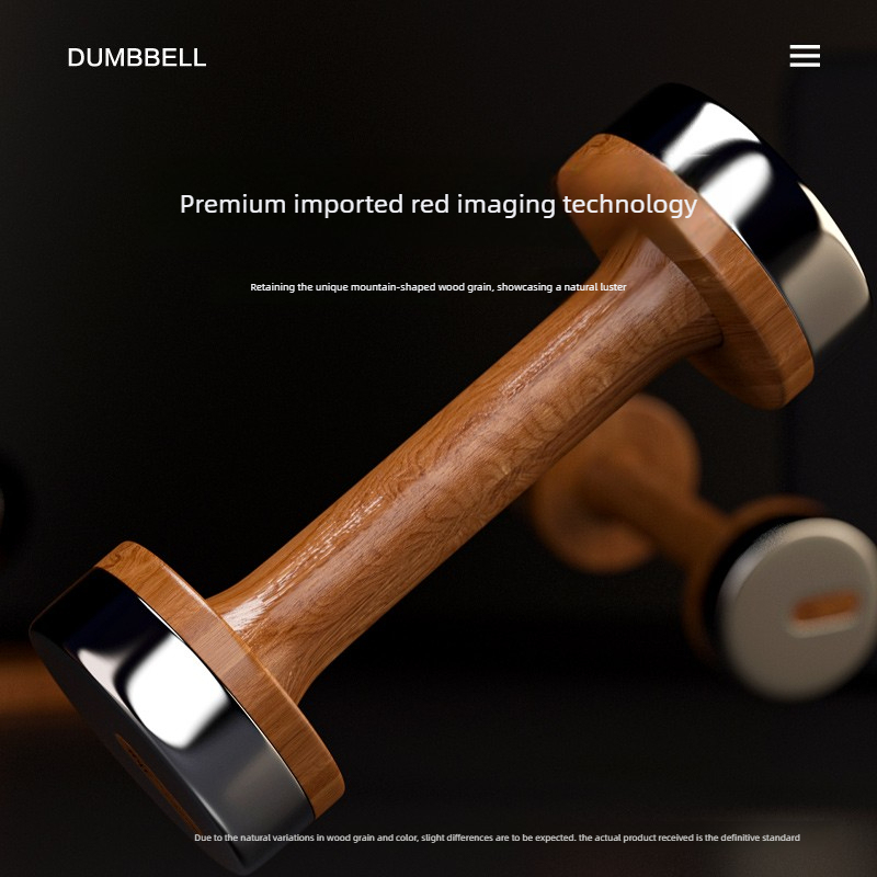 Wood & Steel Adjustable Dumbbe - Home Gym Equipment Set review and price