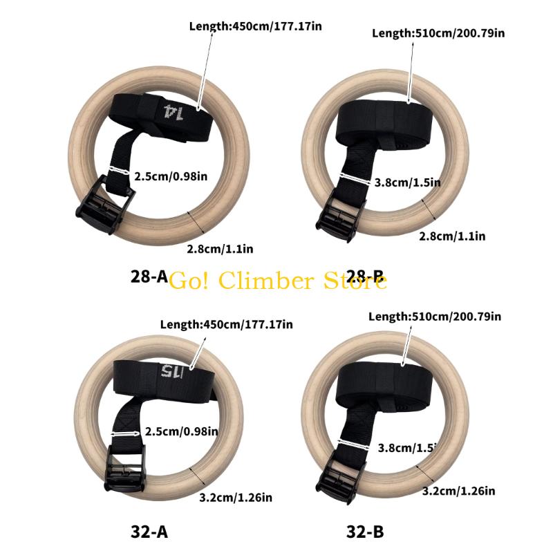 Q84C Adjustable Wood Gymnastic - Gymnastic Rings Wooden review and price