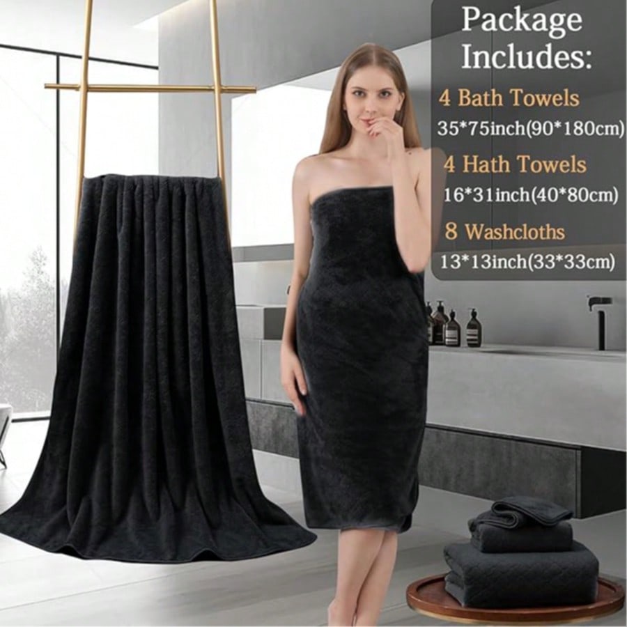 Oversized Bath Towel Set Luxur - Home Gym Set review and price