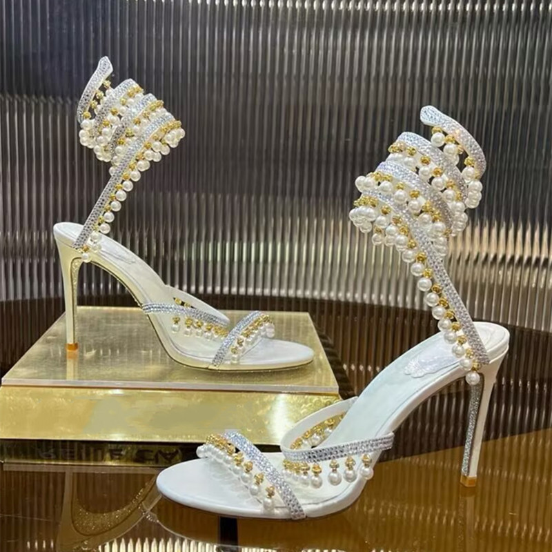 Luxury Rhinestones Pearls Tass - Ankle Strap Attachment review and price