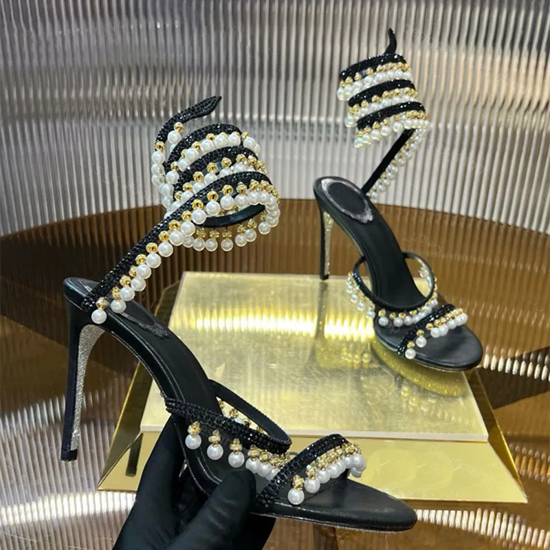 Luxury Rhinestones Pearls Tass - Ankle Strap Attachment review and price
