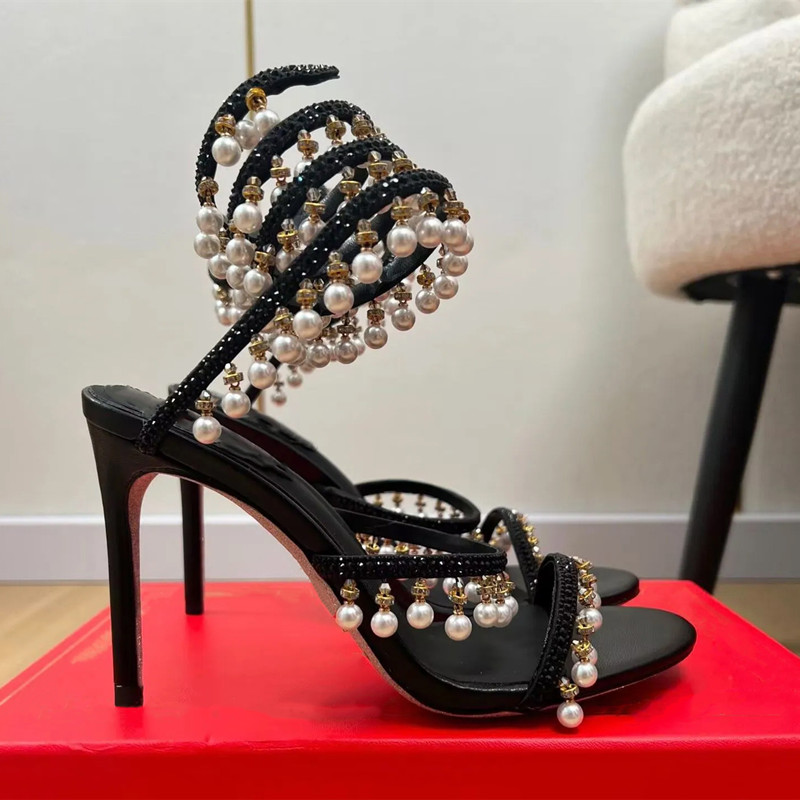 Luxury Rhinestones Pearls Tass - Ankle Strap Attachment review and price