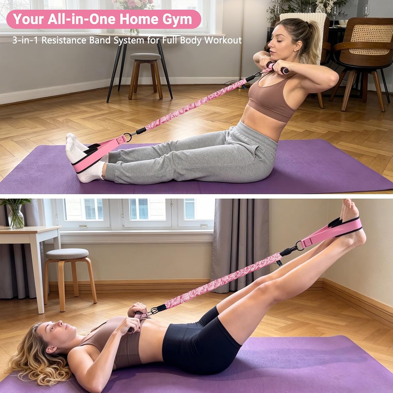 Pull‑Up Bar & Resistance Bands - Home Gym Youtube review and price