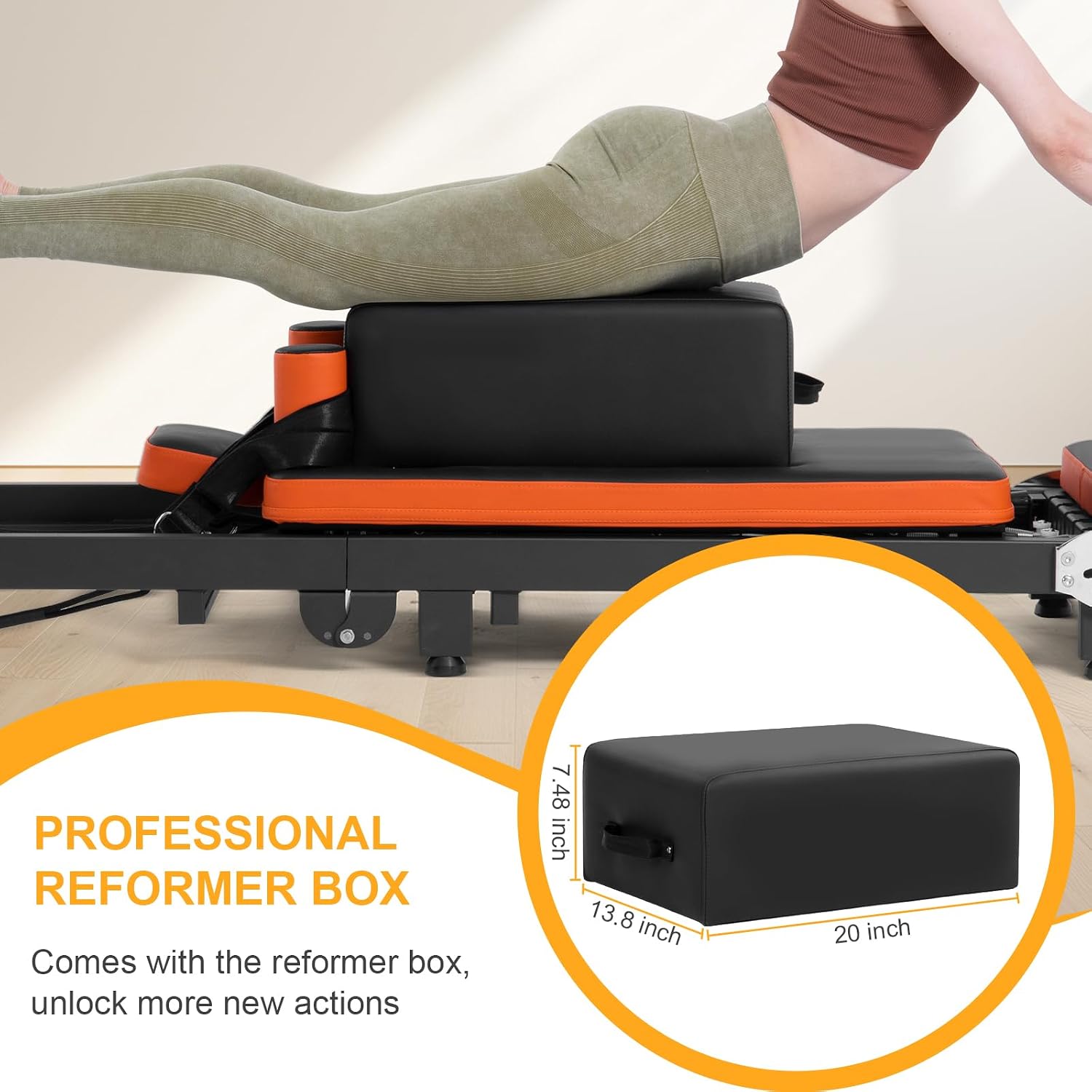 Pilates Reformer, Foldable Pil - Home Gym Jump Box review and price