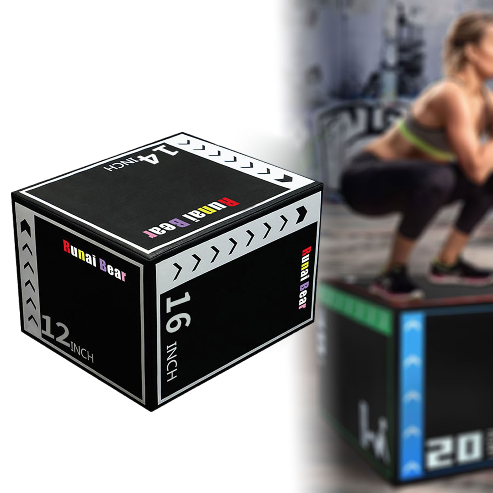 Plyo Jumping Exercise Box Port - Home Gym Jump Box review and price